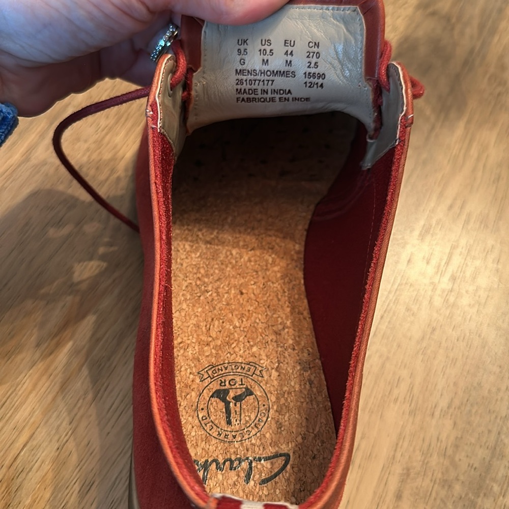 Men’s suede oxfords 10.5 - Picture 4 of 5